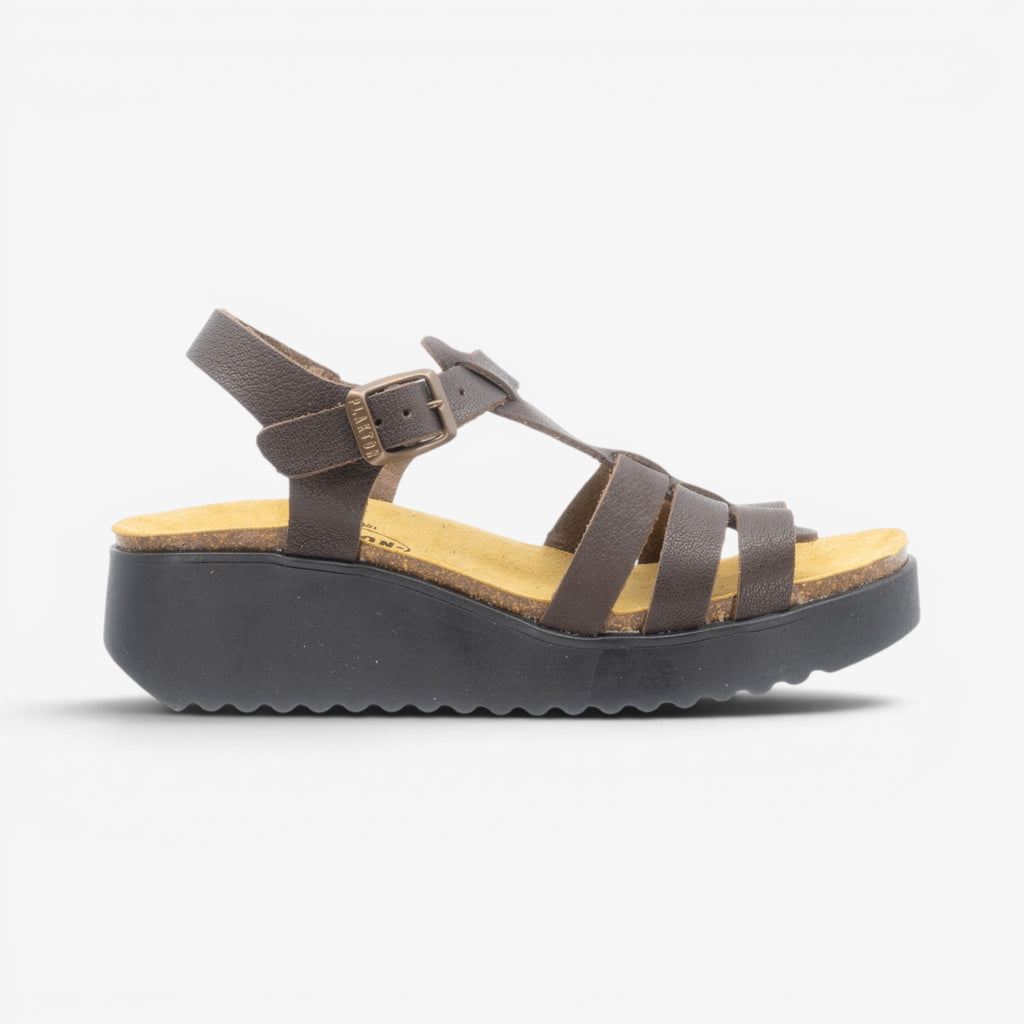 Ise Womens Sandal - Marron Buffalo (premium leather)