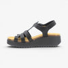 Ise Womens Sandal - Negro Buffalo (premium leather)