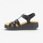 Ise Buffalo Womens Sandal – Negro image 3