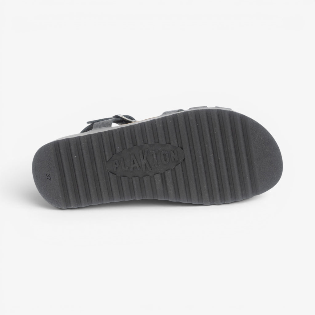 Ise Womens Sandal - Negro Buffalo (premium leather)