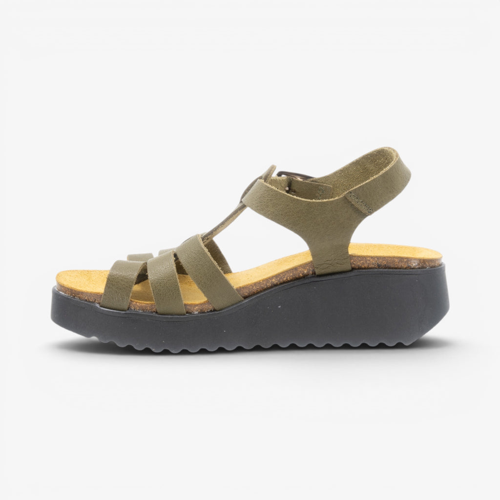 Ise Womens Sandal - Salvia Buffalo (premium leather)