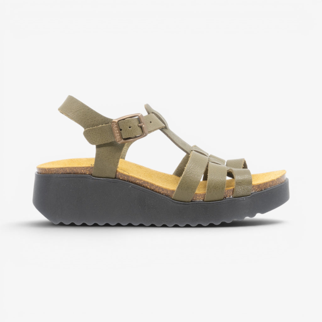 Ise Womens Sandal - Salvia Buffalo (premium leather)
