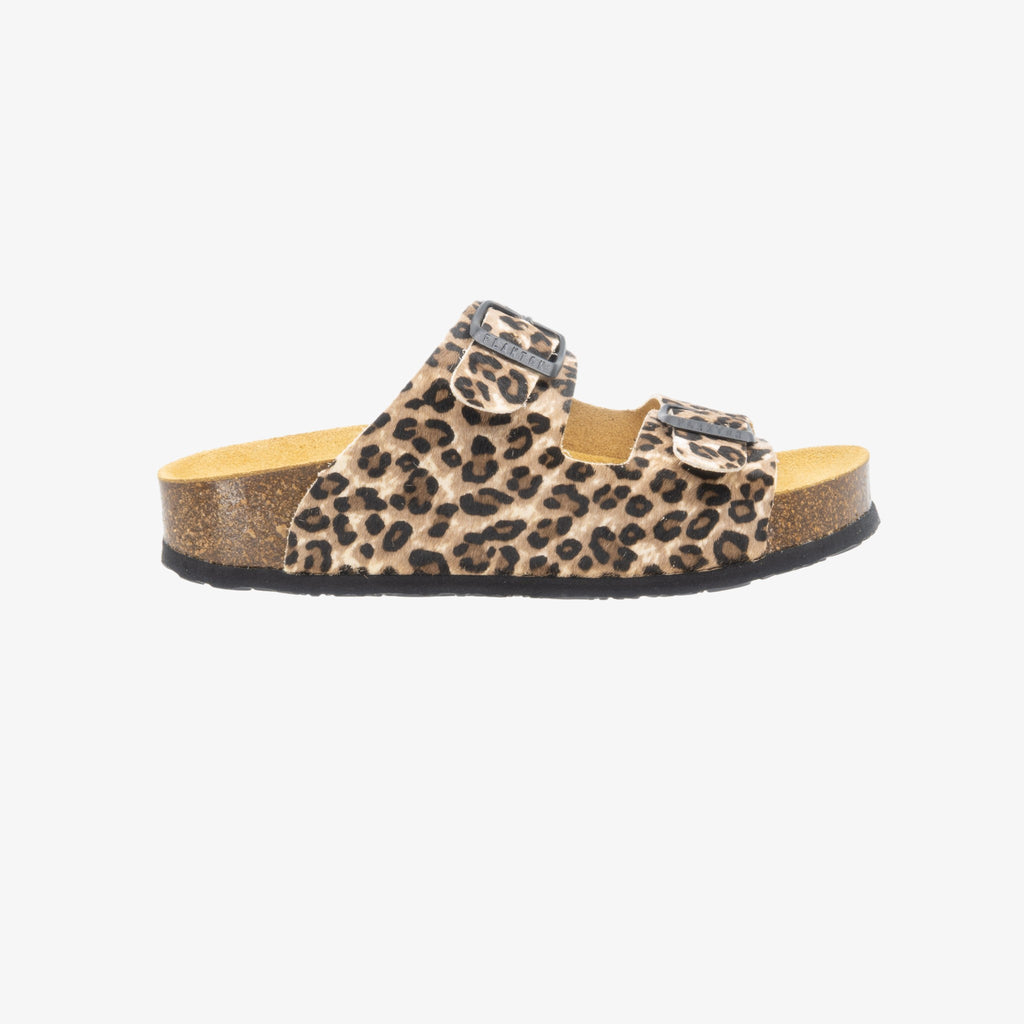 Beta Platform Womens Sandal - Panther (pony hair)