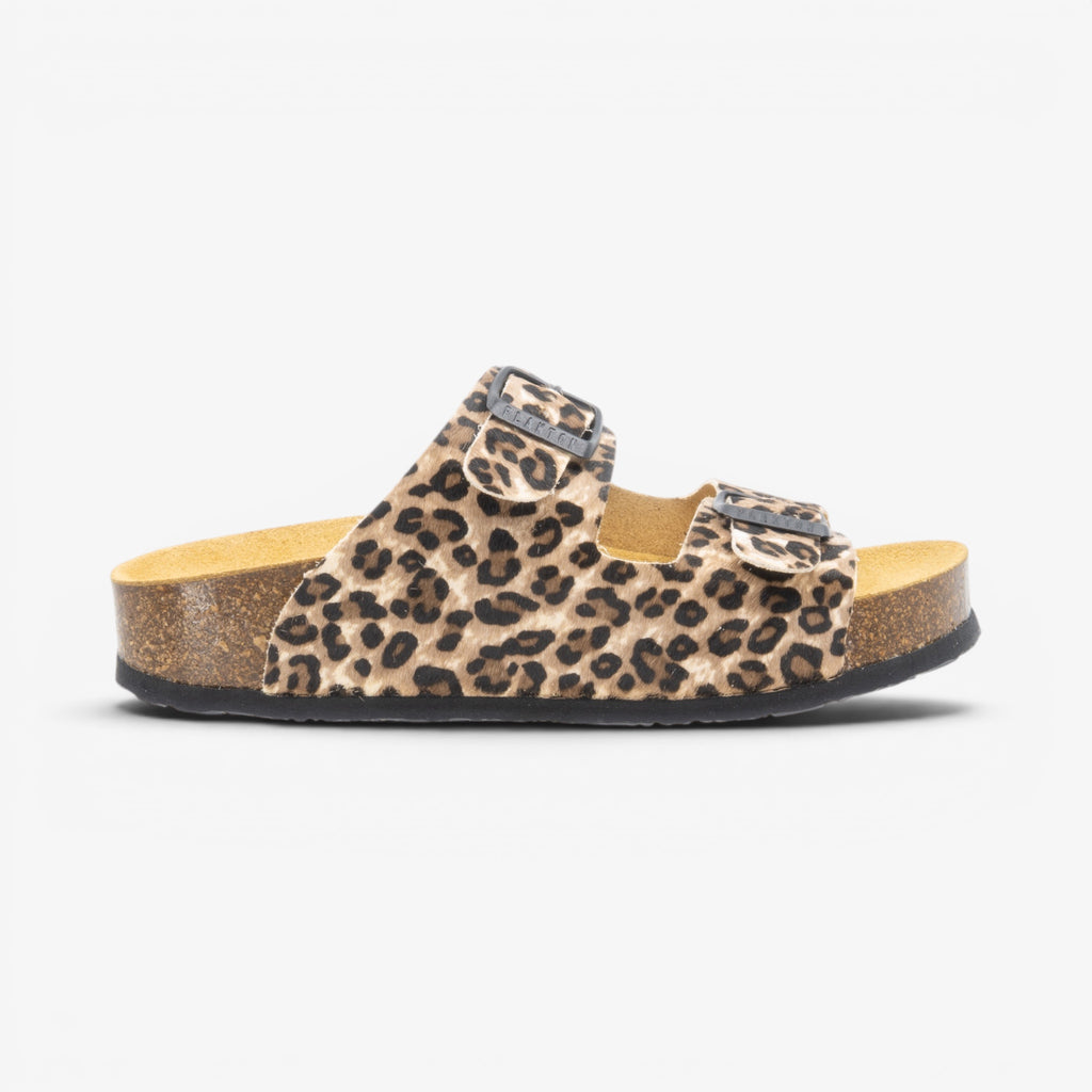 Beta Platform Womens Sandal - Panther (pony hair)