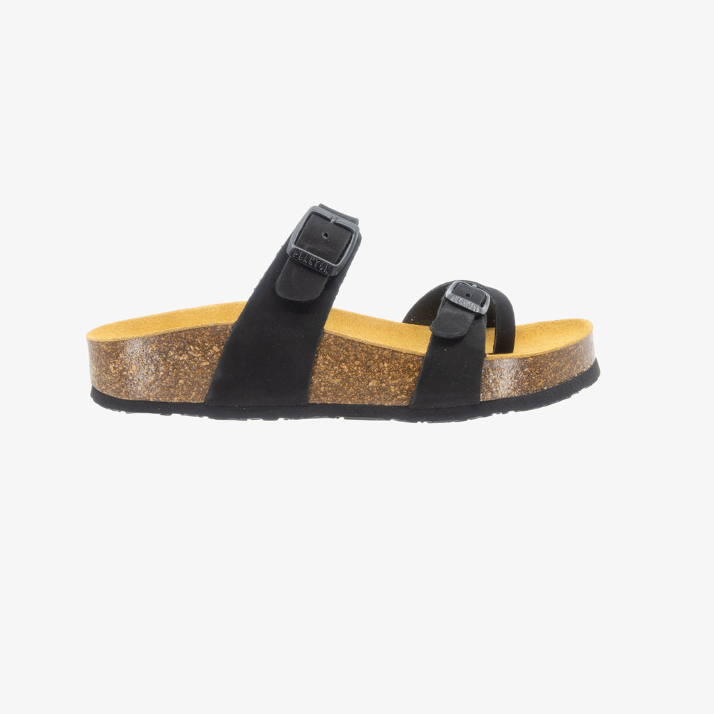 Bombay Platform Womens Sandal - Negro Nobuck (nubuck)