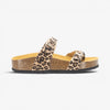 Bombay Platform Womens Sandal - Panther Black (pony hair)