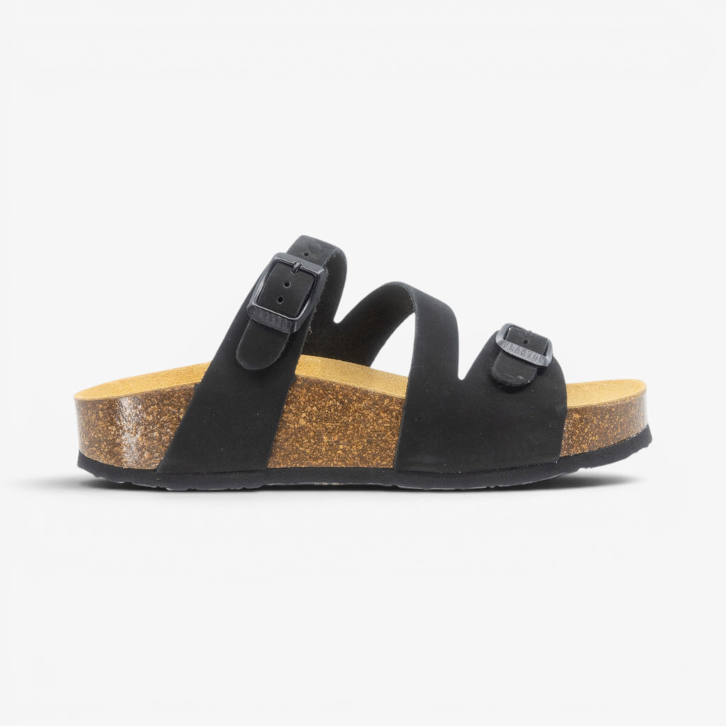 Bolino Platform Womens Sandal - Negro Nobuck (nubuck)
