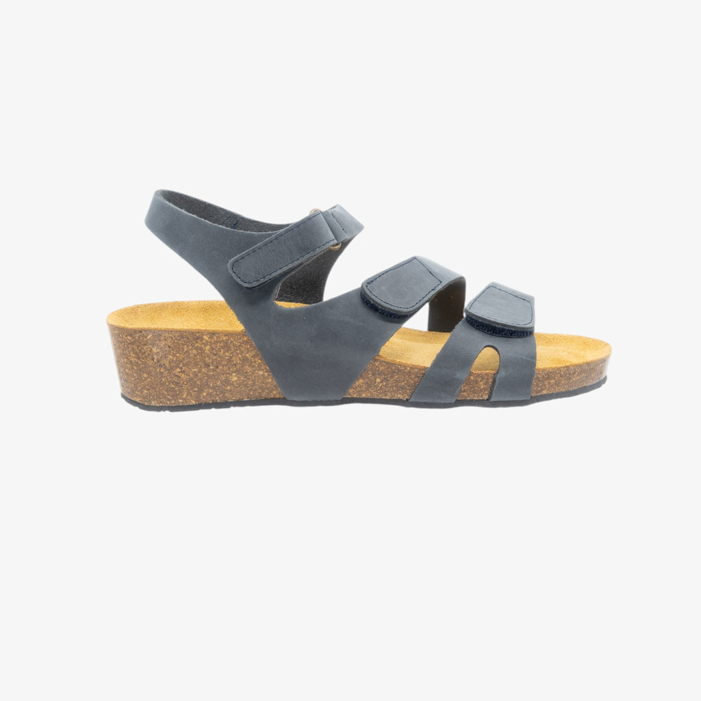 Cordoba Wedge Womens Sandal - Marino Apure (leather)