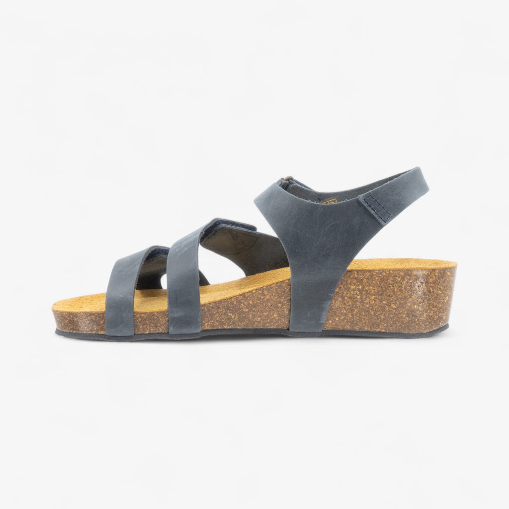 Cordoba Wedge Womens Sandal - Marino Apure (leather)