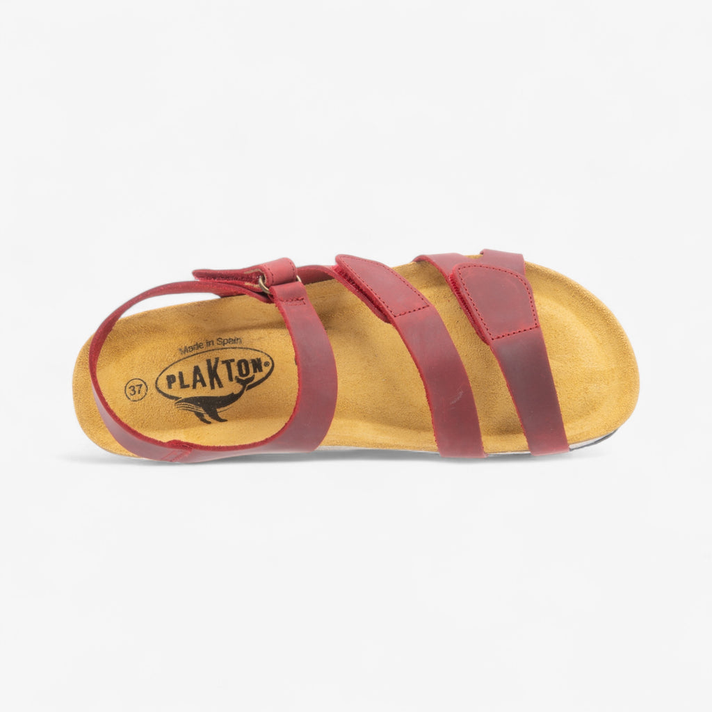 Cordoba Wedge Womens Sandal - Rojo Apure (leather)