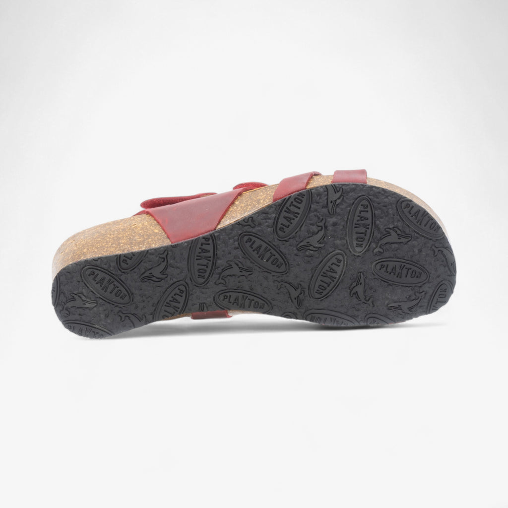 Cordoba Wedge Womens Sandal - Rojo Apure (leather)