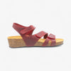 Cordoba Wedge Womens Sandal - Rojo Apure (leather)