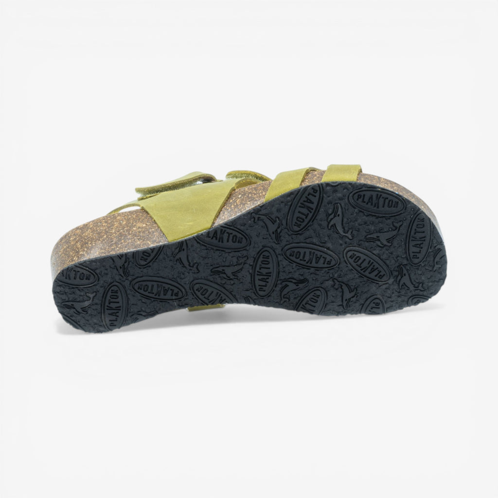 Cordoba Wedge Womens Sandal - Pistacho Apure (leather)
