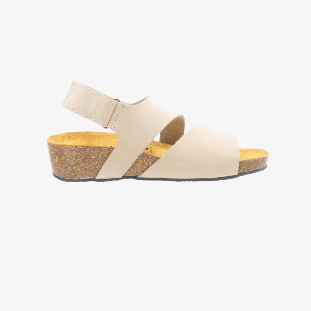 Creta Wedge Womens Sandal - Hielo Nobuck (nubuck)