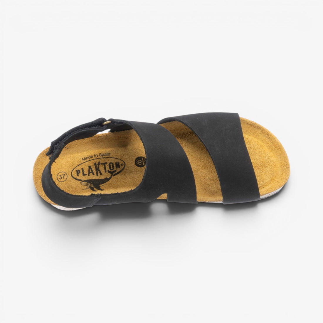 Creta Wedge Nobuck Womens Sandal – Negro image 4