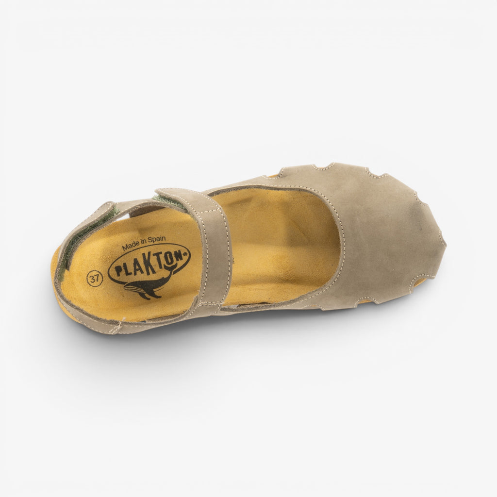 Amy Wedge Womens Sandal - Kaki Nobuck (nubuck)