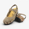 Amy Wedge Womens Sandal - Kaki Nobuck (nubuck)