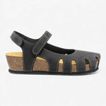 Amy Wedge Nobuck Womens Sandal – Negro image 2