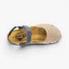 Amy Wedge Womens Sandal - Taupe/Atlantic Nobuck (nubuck)