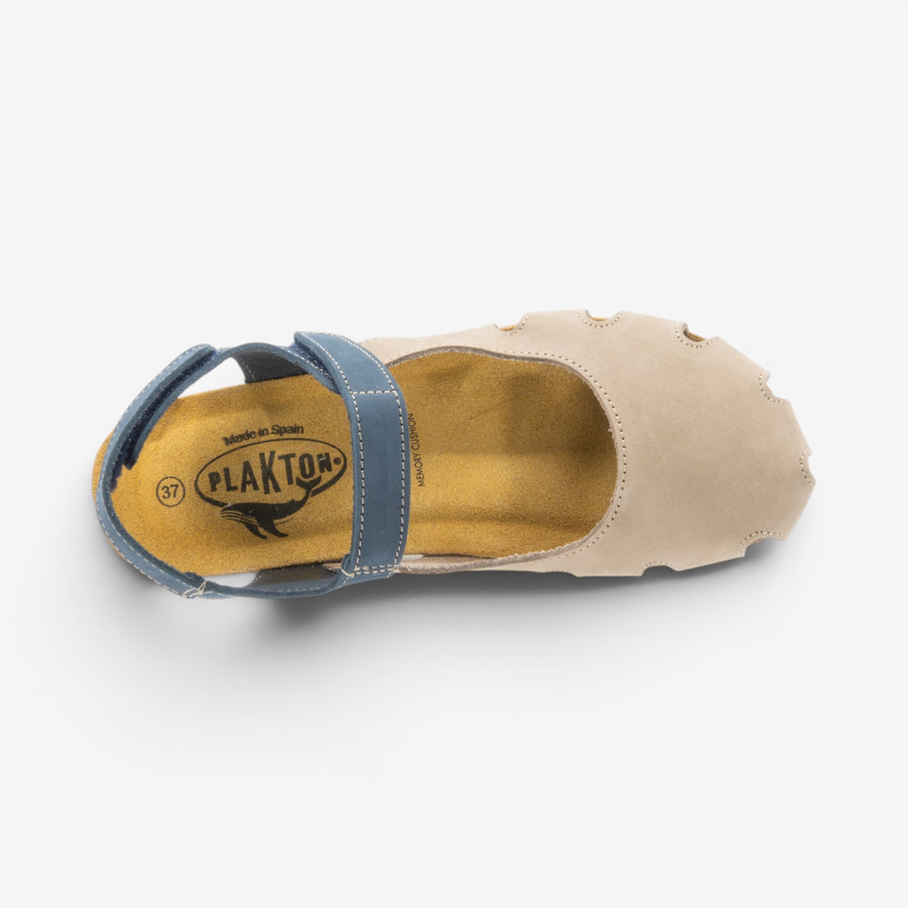 Amy Wedge Womens Sandal - Taupe/Atlantic Nobuck (nubuck)