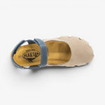 Amy Wedge Nobuck Womens Sandal – Taupe/Atlantic image 4