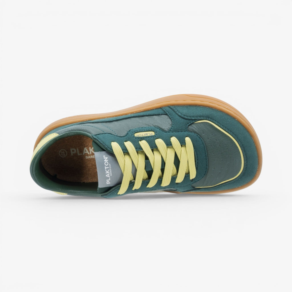 Amai Womens Barefoot Trainers - Wrinkled Green