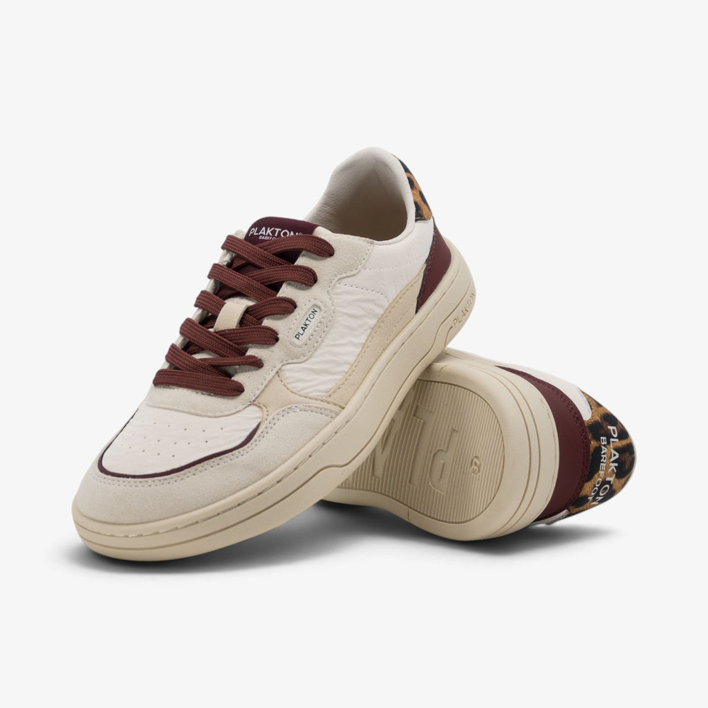 Amai Womens Barefoot Trainers - Wrinkled Beige Print