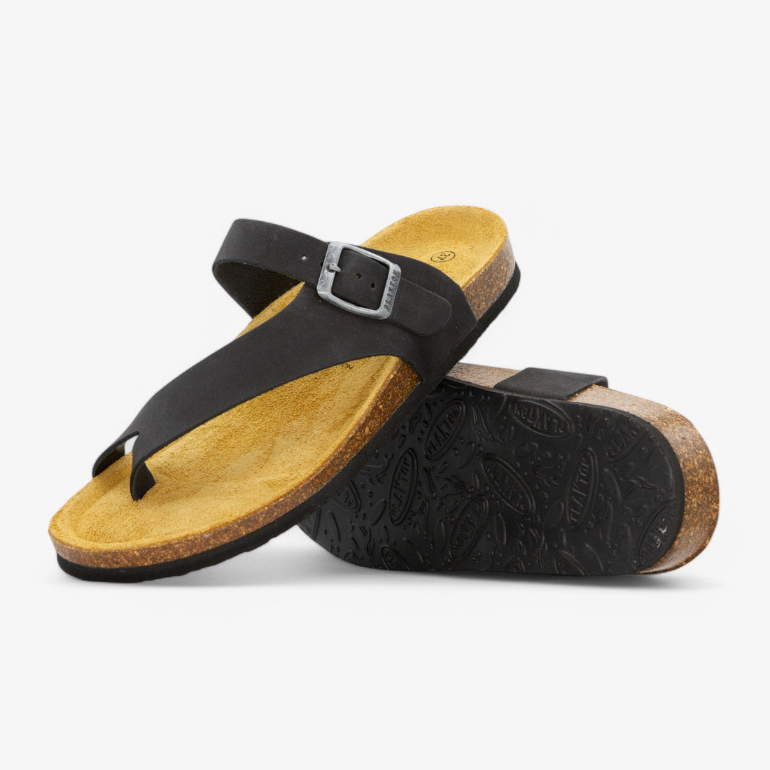 Battle Nobuck Womens Sandal – Negro image 1