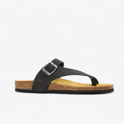 Battle Womens Sandal - Negro Nobuck (nubuck)