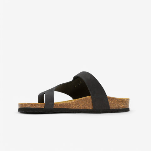 Battle Womens Sandal - Negro Nobuck (nubuck)