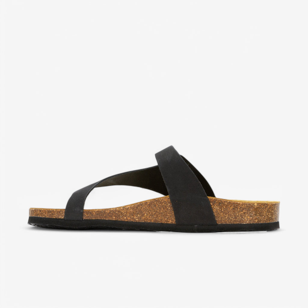 Battle Womens Sandal - Negro Nobuck (nubuck)
