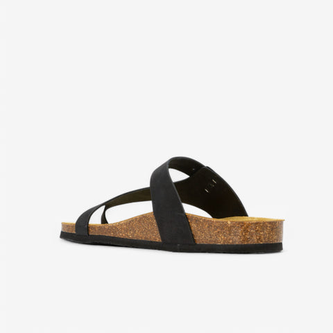 Battle Womens Sandal - Negro Nobuck (nubuck)