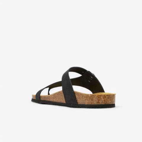 Battle Womens Sandal - Negro Nobuck (nubuck)