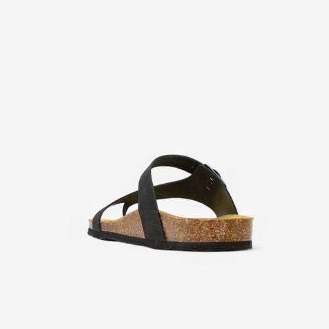 Battle Womens Sandal - Negro Nobuck (nubuck)