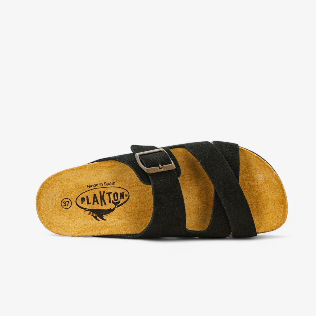 Boludo Platform Womens Sandal - Negro Afelpado (leather)