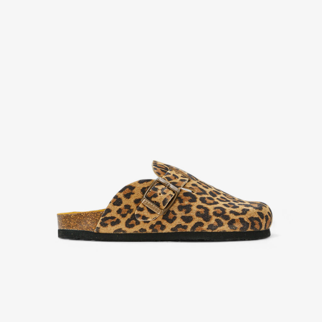 Bloggie Kids Clog - Leopard Print (leather)