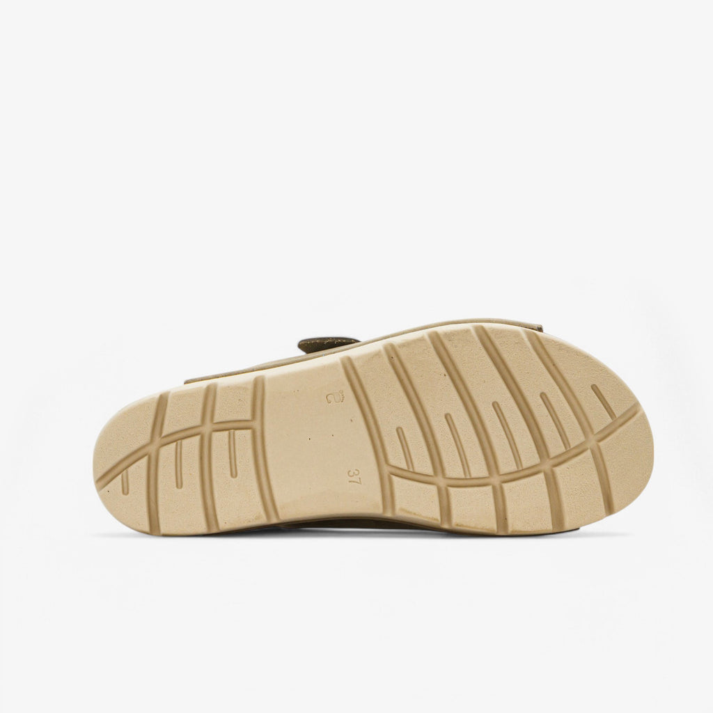 Memory Platform Womens Sandal - Kaki Nobuck (nubuck)