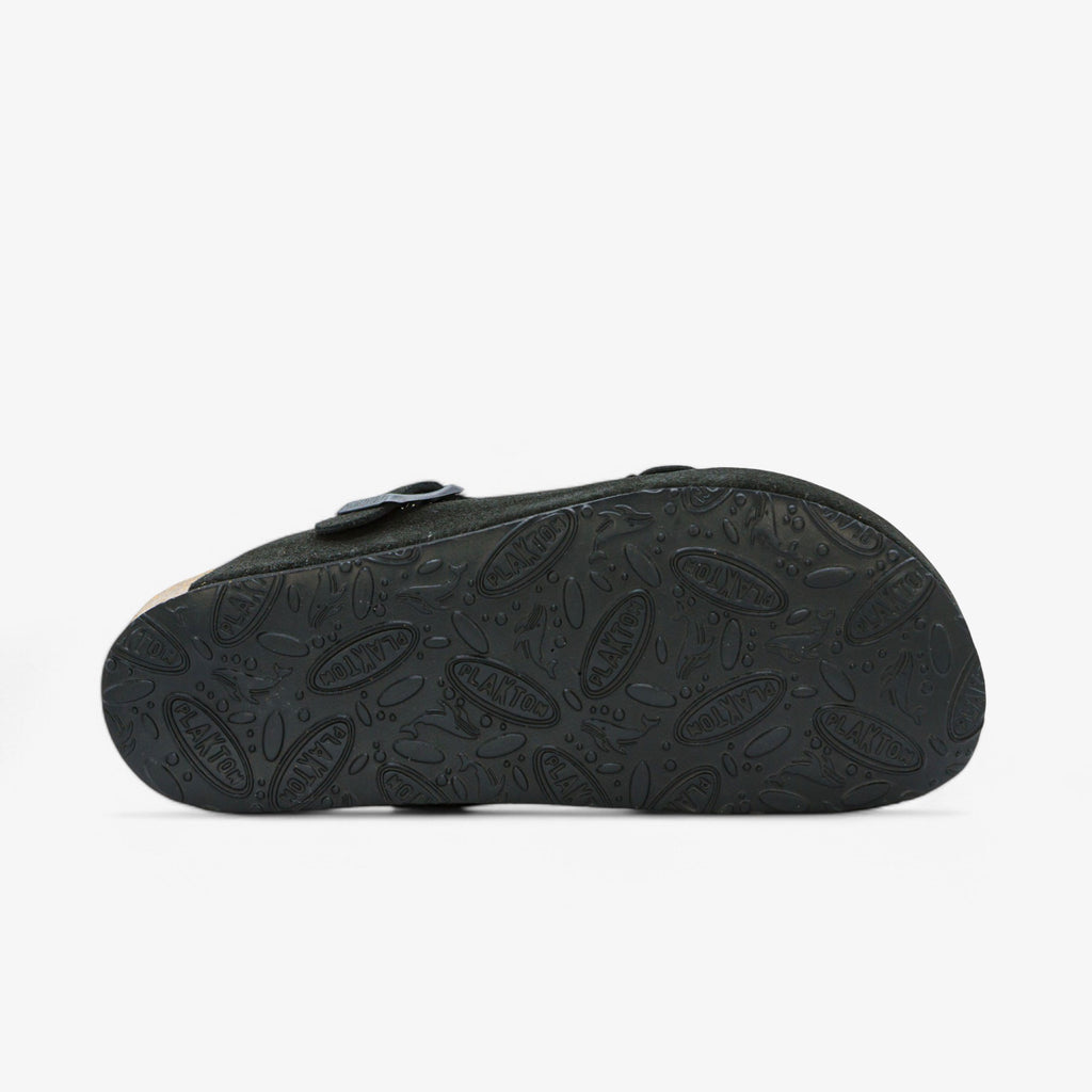Blogger Womens Clog - Negro Afelpado (suede)