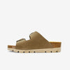 Memory Platform Womens Sandal - Kaki Nobuck (nubuck)