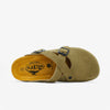 Blogger Womens Clog - Light Kaki Afelpado (suede)