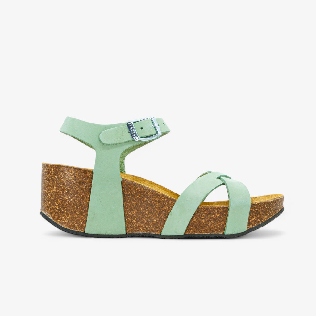 Final Wedge Womens Sandal - Salvia Nobuck (nubuck)