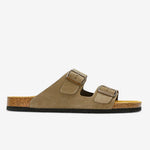 Barna Nobuck Mens Sandal – Kaki image 2