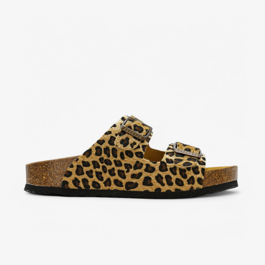 Beta Platform Womens Sandal - Camel Print Bunga (pony hair)