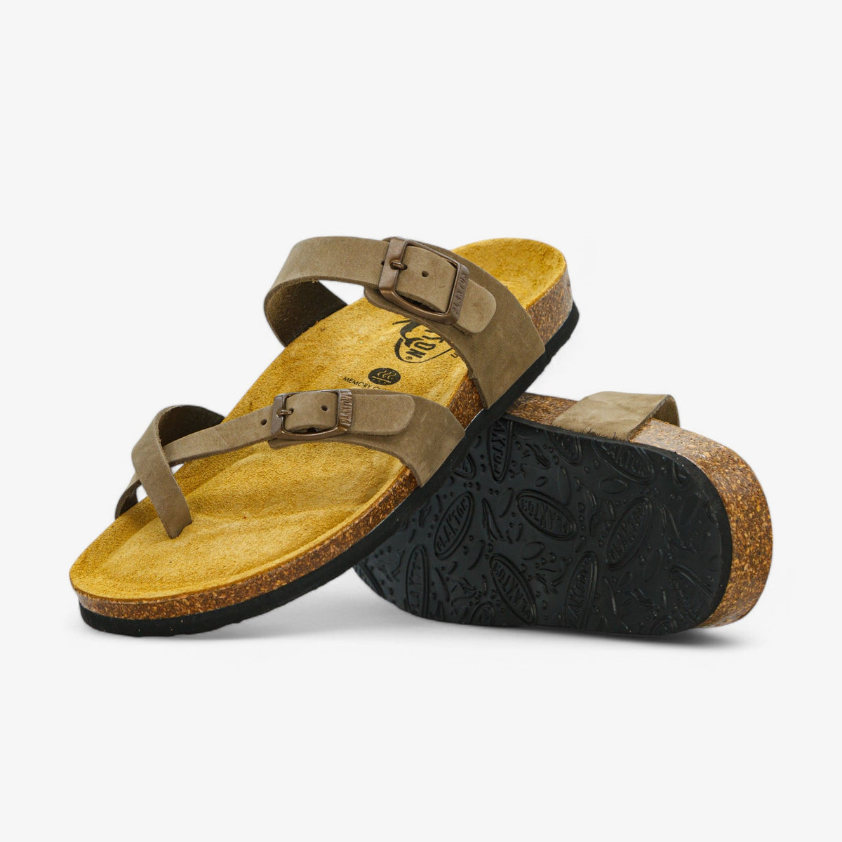 Bombay Nobuck Womens Sandal – Kaki image 1