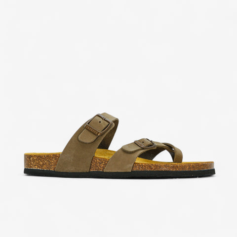Bombay Womens Sandal - Kaki Nobuck (nubuck)
