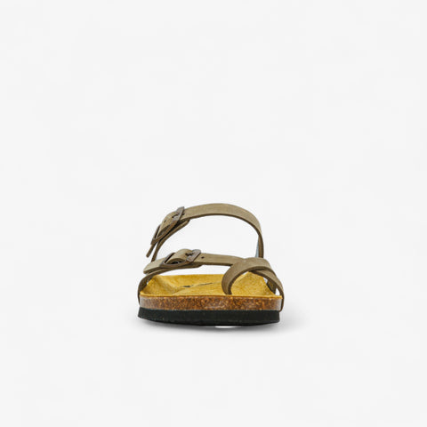 Bombay Womens Sandal - Kaki Nobuck (nubuck)
