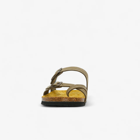 Bombay Womens Sandal - Kaki Nobuck (nubuck)