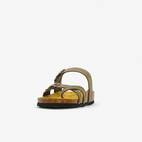 Bombay Womens Sandal - Kaki Nobuck (nubuck)