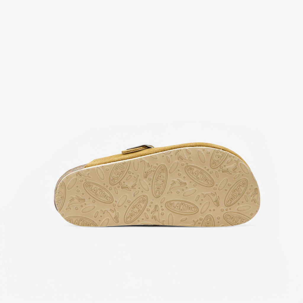 Bloggie Kids Clog - Tan Afelpado (suede leather)