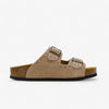 Beta Rivet Platform Womens Sandal - Piedra Afelpado (suede)